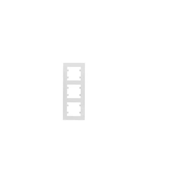 Hager Lumina intense ram 3x vertikal vit (WL5630)