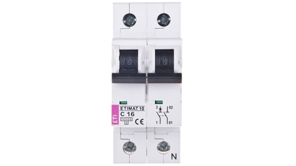 Adapterafbryder 1P+N C 16A 10kA AC ETIMAT10 002132716