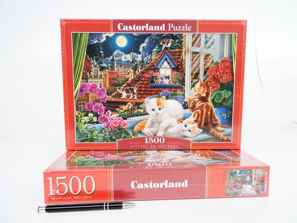Palapeli 1500 Kissanpennut katolla CASTOR