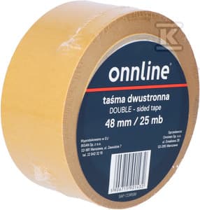 DUBBELHÄFTANDE TEJP 48MM/25MB