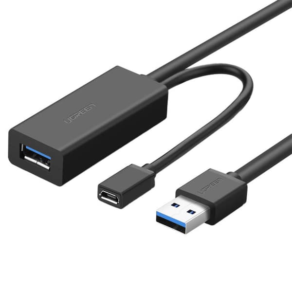 Förlängningskabel UGREEN USB 3.0, 10m (svart)