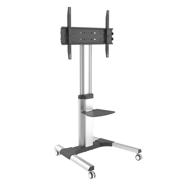 Techly mobil stander 50\"-92\", 70 kg, med AV-hylde