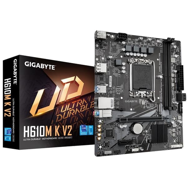 GIGABYTE Bundkort H610M K V2 - Micro ATX - Socket LGA1700 - Intel H610