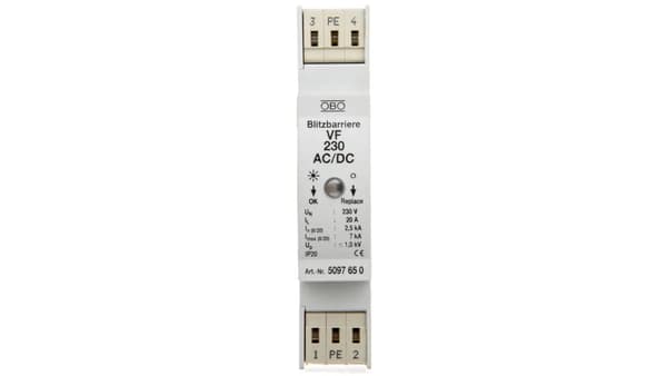 Bageafleder til dizyl-systemer 350VDC 2.5kA 1,4kV VF230-AC/DC 5097650