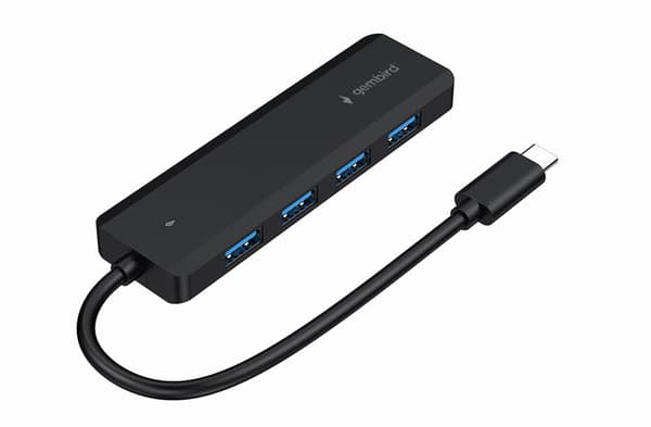 GEMBIRD 4-porttinen USB 3.1 Gen 1 Type-C HUB