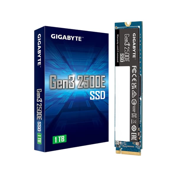 Hårddisk Gigabyte Gen3 2500E SSD 1TB 1 TB SSD