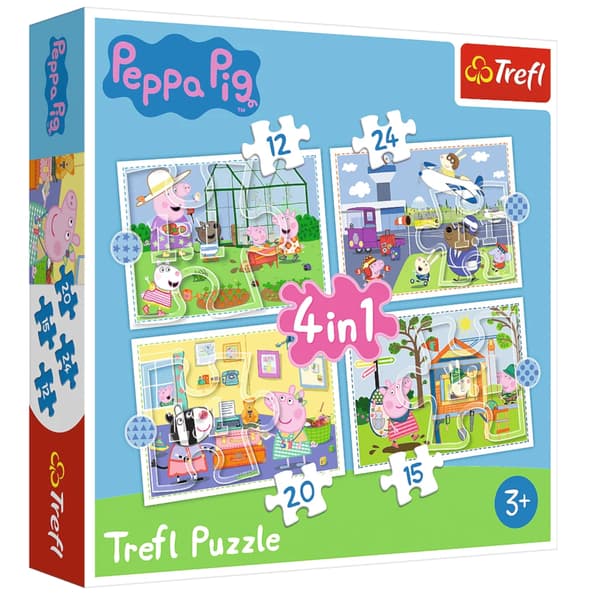 Palapeli 4in1 Peppyn loma Swinks 34359 TREFL p8