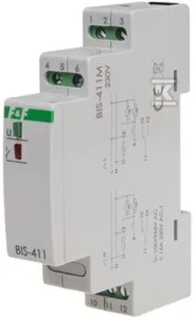 1P 16A 230V AC bistabil sender med hukommelse BIS-411M