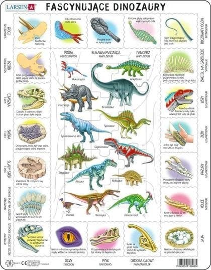 Pussel Fascinerande dinosaurier PL