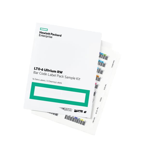 HPE Ultrium 6 RW Bar Code Label Pack -