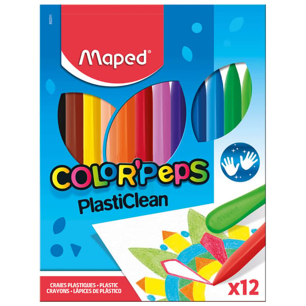 COLORPEPS PLASTIK BLYANTER 12 STK