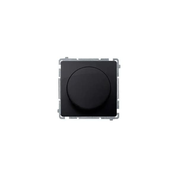 Simon Basic Enpolig Vridkompressionsdimmer För LED Dimbar 230V Silver Matt BMS9L.01/43