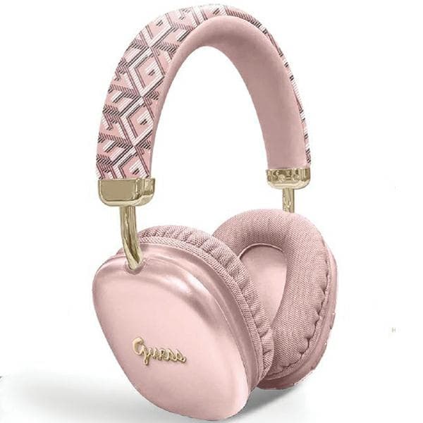 GUESS BLUETOOTH-HOVEDTELEFONER GUBHK1GCTCSP PINK/PINK GCUBE METALLIC SCRIPT LOGO