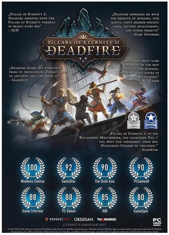 Pillars Of Eternity II: Deadfire (Playstation 4)