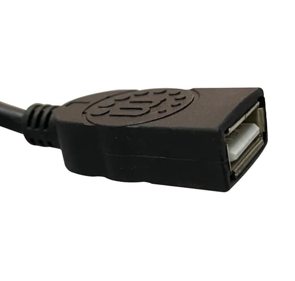 MANHATTAN USB 2.0 Preloader-kabel AM-AF 3m Sort