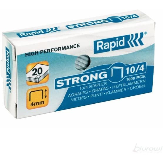 Rapid Häftklammer Strong 10/4, 1000 st (10K257L)
