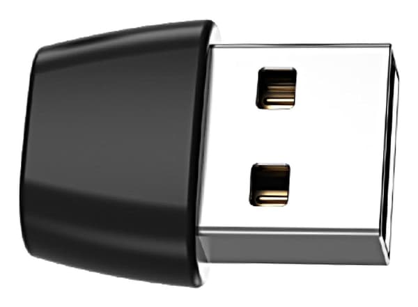 Magneettikaapeli RealPower 100 W, 1 m, musta sovittimilla