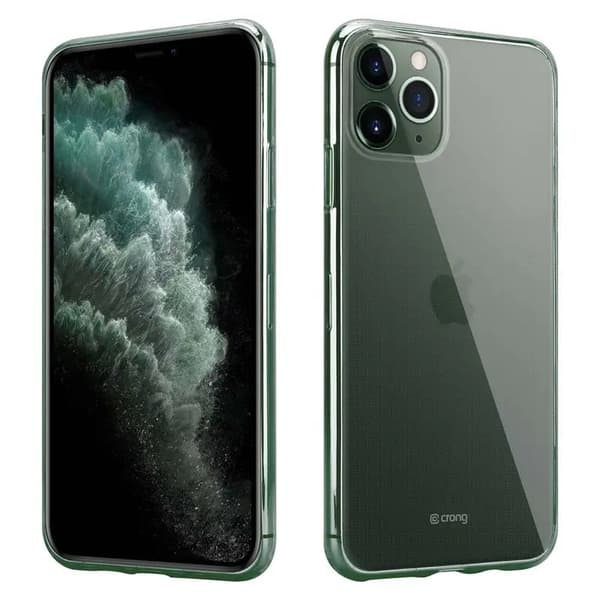 Crong Crystal Slim -suojakuori iPhone 11 Prolle (läpinäkyvä)