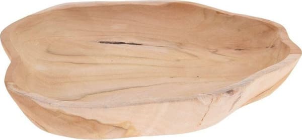 Home Styling Collection Serveringsfat, TRÄ, teak, bricka, 35x30 cm