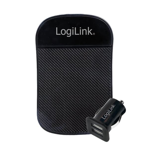 LogiLink autovirtalähde - 2 x USB - 10,5 wattia