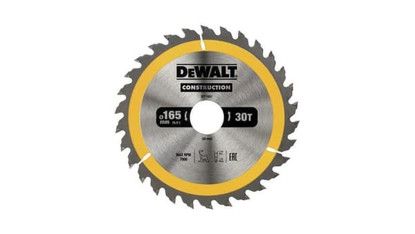 Dewalt Cirkelsåg 165x30mmx30z - DT1937-QZ