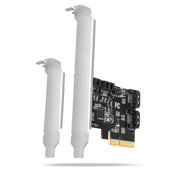 Axagon PCIe 3.0 x4-kontroller - 4x SATA III (PCES-SA4X4)