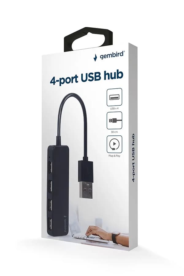 Gembird UHB-U2P4-06 - hub - 4 porte