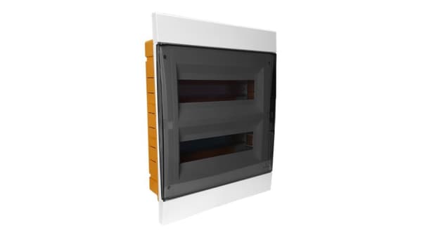 Infälld kopplingsutrustning 24 modul IP40 vit 970.24.B M-L 1077