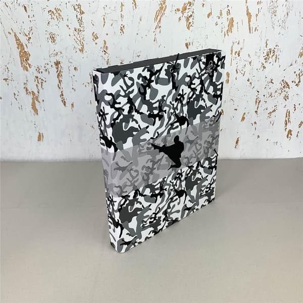Mappeboks A4 til elastik Camouflage grå