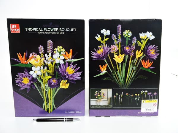 BLOCKS BLOMMOR, 891 st., tropisk bukett, kort.