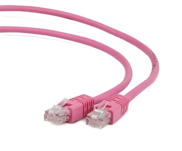 Gembird RJ45 - RJ45 kat 5e UTP 0.5m pink