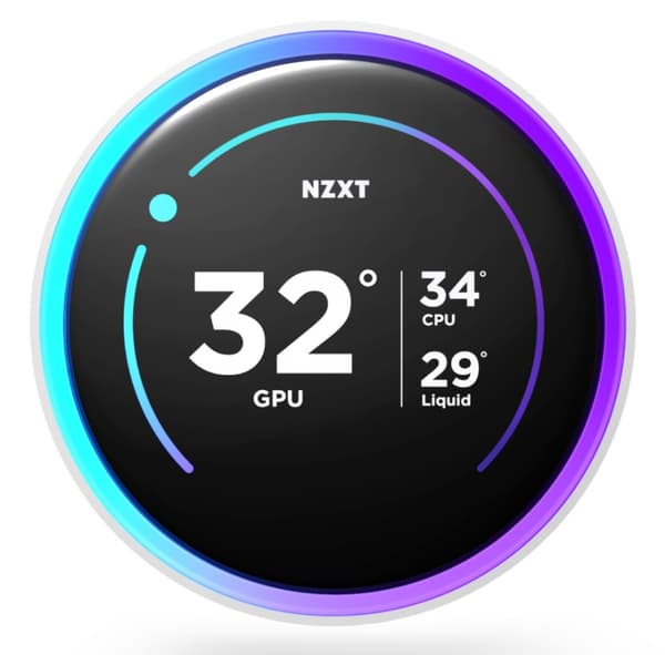 NZXT Kraken Elite 360 RGB - processorvätskekylningssystem - med LCD-skärm