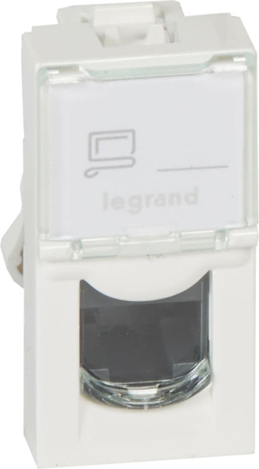 Legrand Computerstik Rj45 5E Mosaic hvid - 076551