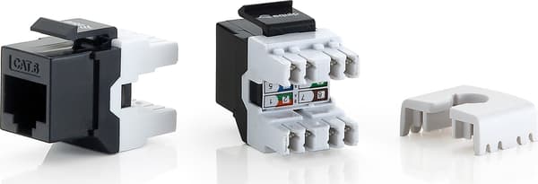 Equip Keystone Jack Oskärmad Cat.6 LSA 8 Anslutningssats
