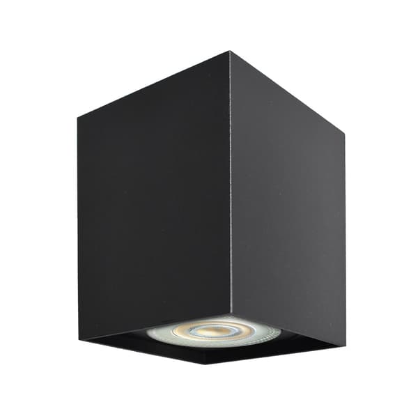 Spot Bima Square Svart 1xGU10