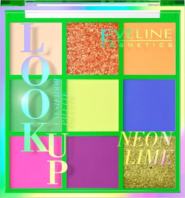 Eveline Eveline_Look Up Neon Lime Palette 9 Ögonskuggor 10.8g