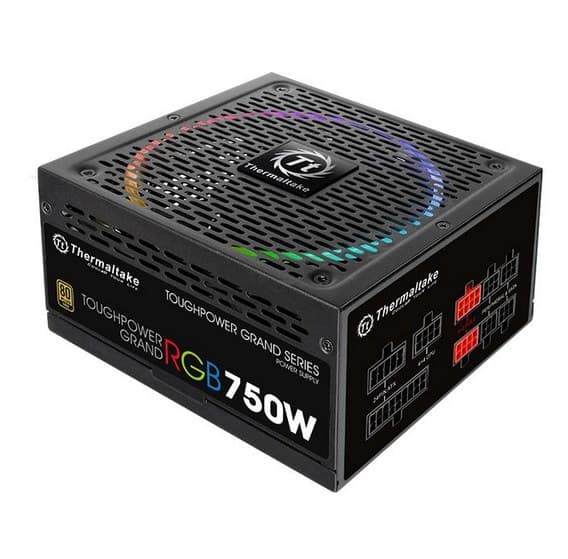 THERMALTAKE 750W PS-TPG-0750FPCGEU-R PC-virtalähde