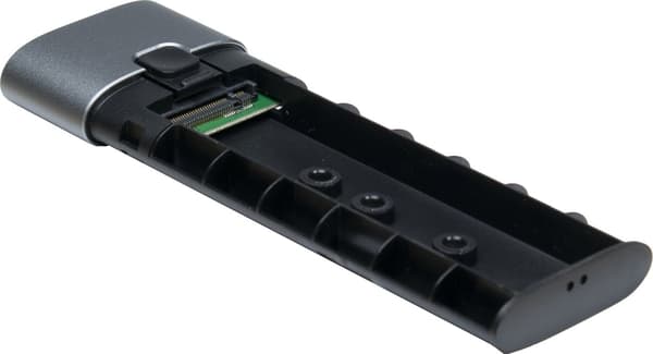 Inter-Tech-kiintolevykotelo GD-MS013 M.2 113x37x12mm harmaa