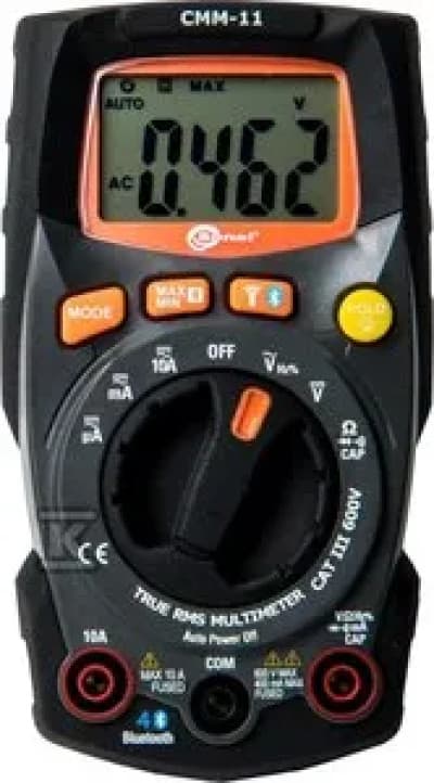Digital multimeter CMM-11 IP65 bluetooth, ficklampa WMXXCMM11