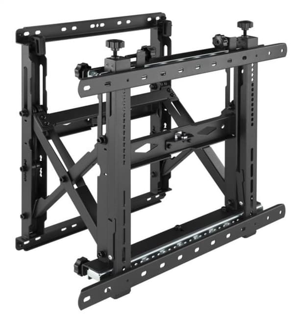 Equip väggfäste 45\"-70\"/1TFT 70kg 1-ledad push-in-pop svart