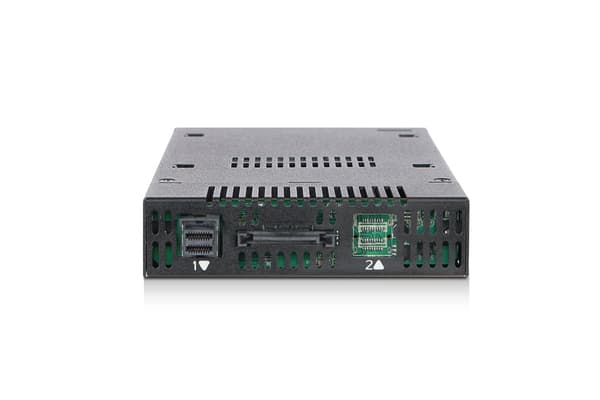 Icy Dock MB833M2K-B Harddisk Kabinet SSD Kabinet Sort M.2