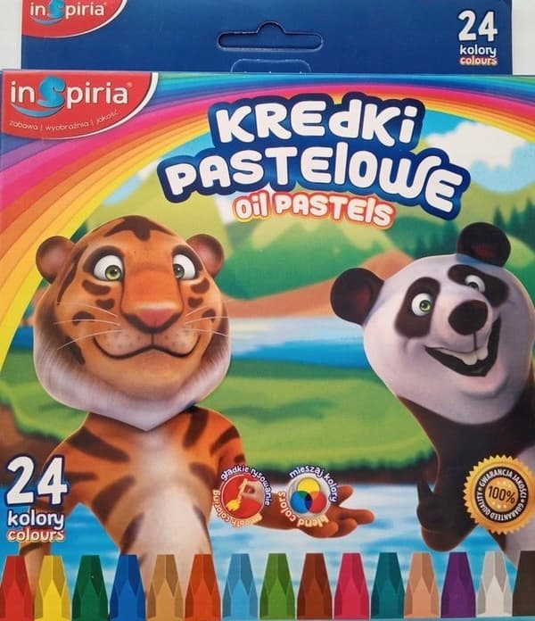 Pastellikynät 24 väriä