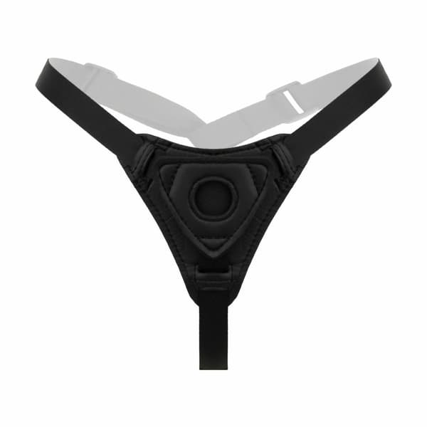 Silikone Strap-On - Bøjet