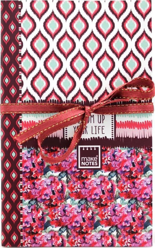 Muistikirja A6/32K Bloom (3 kpl)