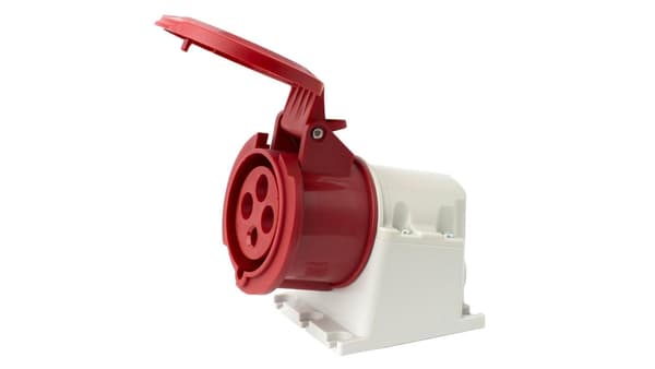 Teräspistorasia 32A 4P IP44 400V/23396