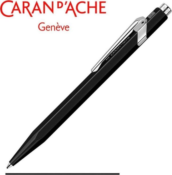 Caran d'Arche kuglepen CARAN D'ACHE 849 Classic Line, M, sort med sort refill