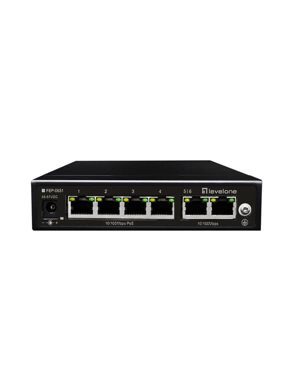 LevelOne FEP-0631 - switch - 6 porte -