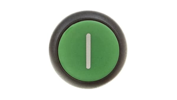 Grön återfjädrande tryckknapp M22S-D-G-X1 216608