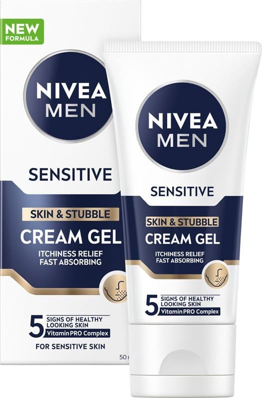 Nivea_men Sensitive creme-gel til ansigtshår 50ml