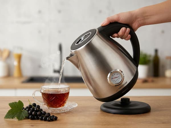ESPERANZA VATTENKOKARE MED TERMOMETER THAMES 1.7 L ROSTFRITT STÅL